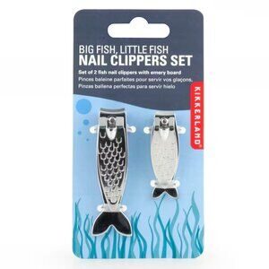 Kikkerland® Big Fish, Little Fish Nail Clippers Set